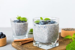 soaked chia seeds